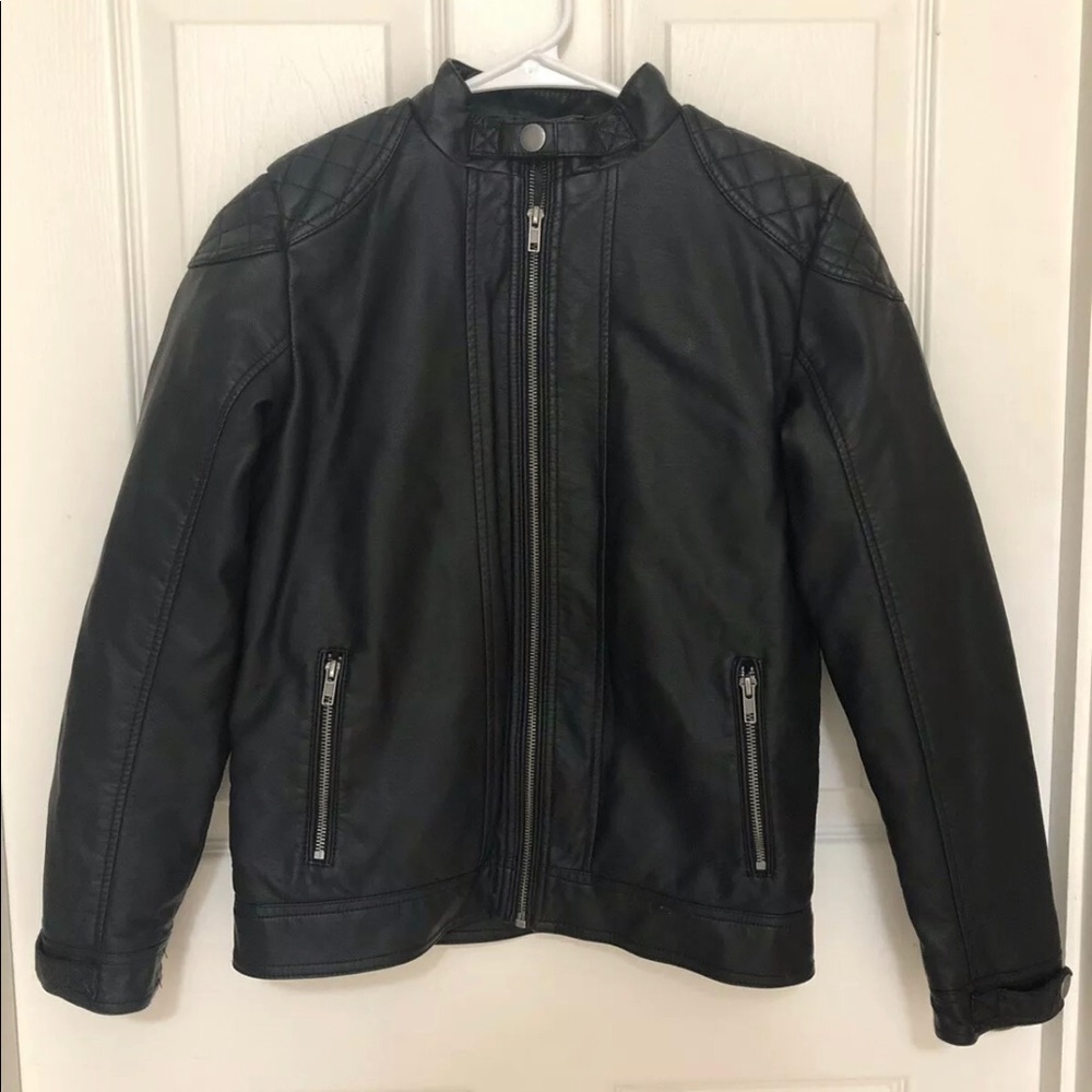 Arizona Juniors XL Black Leather Jacket